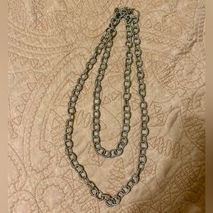 Chico’s Convertible Silver Chain Necklace